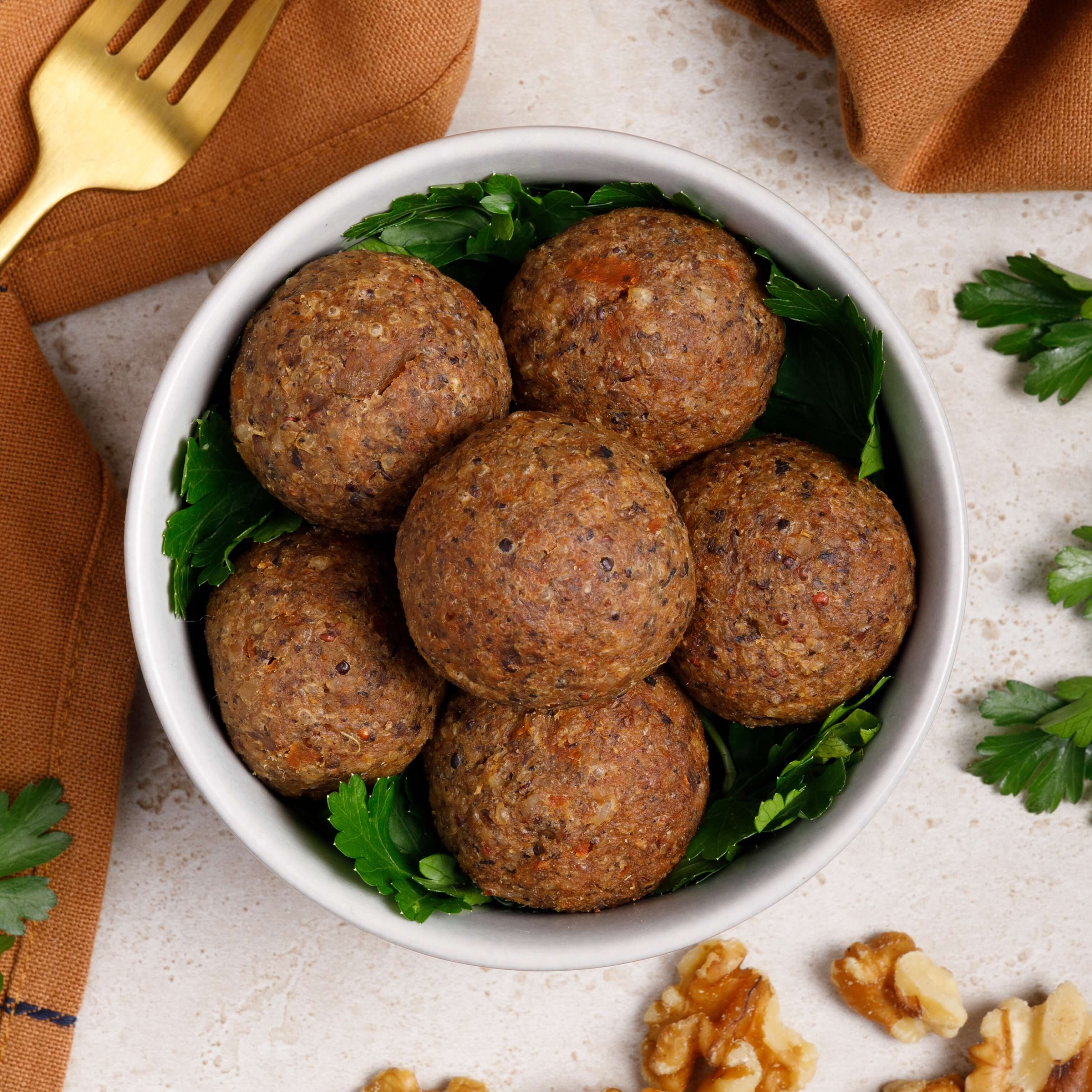 Mushroom and Walnut Meatballs 6 pack